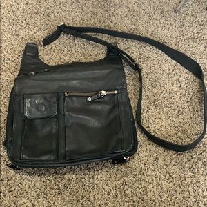 Gun concealed cross body purse